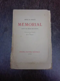 Memorial, note de drum din Spania - Mihai D. Ralea