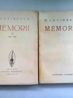 MEMORII - E. LOVINESCU VOL1+2