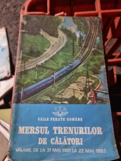 Mersul Trenurilor de Calatori - 1981-1982