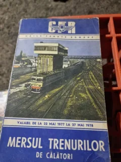 Mersul Trenurilor de Calatori - 22 Mai 1977 - 27 Mai 1978