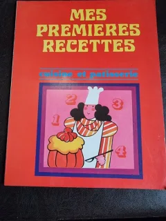 Mes premieres recettes, cuisine et patisserie  (carte de retete culinare, text in limba franceza)
