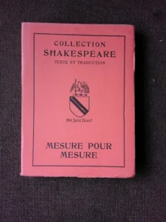 MESURE POUR MESURE - COLLECTION SHAKESPEARE  (CARTE IN LIMBA FRANCEZA)