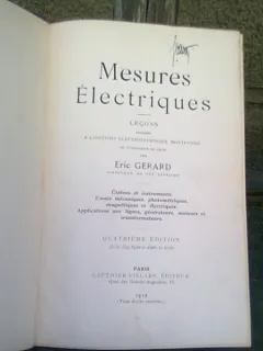 MESURES ELECTRIQUES - ERIC GERARD (MASURARI ELECTRICE)