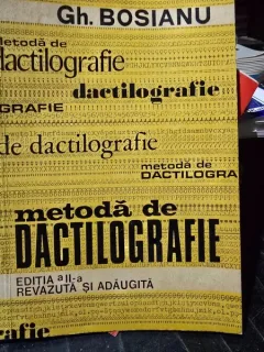 Metoda de dactilografie - Gh. Bosianu