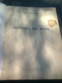 METODA DE PIAN - MARIA CERNOVODEANU