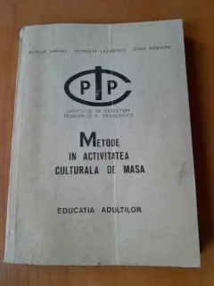 Metode in activitatea culturala de masa - Nicolae Vintanu