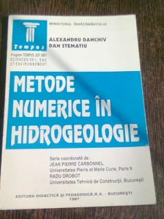 METODE NUMERICE IN HIDROLOGIE - ALEXANDRU DANCHIV
