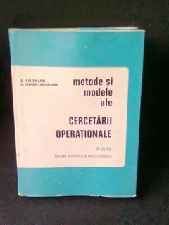 METODE SI MODELE ALE CERCETARII OPERATIONALE - A. KAUFMANN   VOL.3