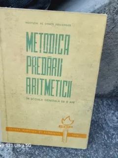 METODICA PREDARII ARITMETICII LA SCOALA GENERALA DE 8 ANI - OPRESCU NICOLAE