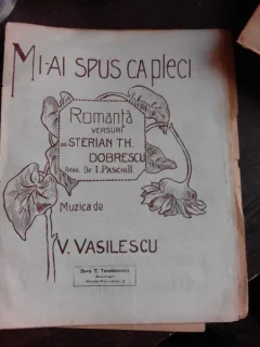MI-AI SPUS CA PLECI, ROMANTA DE V. VASILESCU, LUMEA INTREAGA MI-ESTE DRAGA DE A. MARISYAS, IONEL LEANO LENUTO FA DE G.S