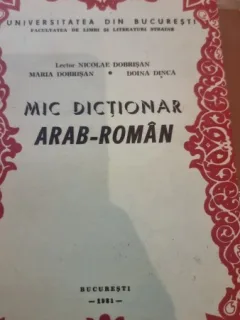 Mic dictionar arab-roman - Nicolae Dobrisan