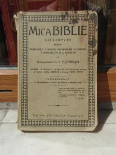 MICA BIBLIE CU CHIPURI , ARHIMANDRITUL I. SCRIBAN