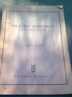 MICI PIESE ROMANESTI PENTRU PIAN CAIETUL III
