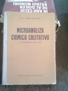 MICROANALIZA CHIMICA CALITATIVA - C.L. MALEAROV