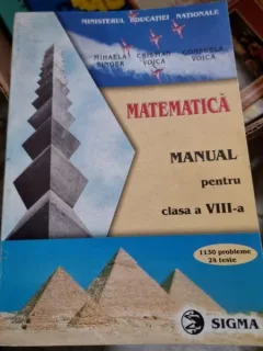 Mihaela Singer, Cristian Voica, Consuela Voica - Matematica. Manual clasa a VIII-a