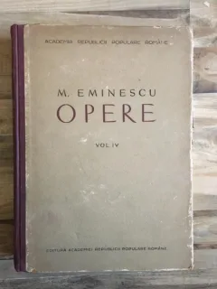 Mihai Eminescu - Opere Vol. IV. Poezii Postume