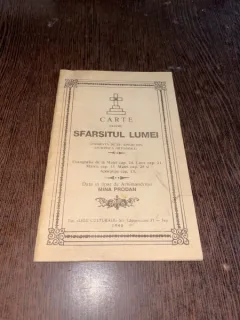 Mina Prodan - Carte despre sfarsitul lumei