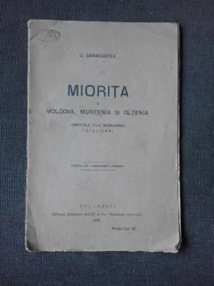 MIORITA IN MOLDOVA, MUNTENIA SI OLTENIA. OBIECTIILE DLUI DENSUSIANU, TOTALIZARI - D. CARACOSTEA