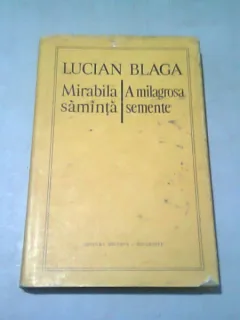 MIRABILA SAMANTA - LUCIAN BLAGA  EDITIE BILINGVA ROMANA/PORTUGHEZA