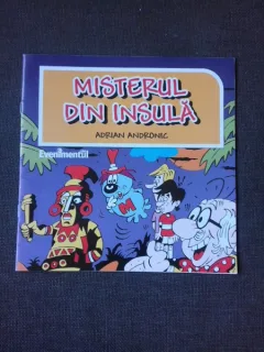 MISTERUL DIN INSULA - ADRIAN ANDRONIC  (CARTE CU BENZI DESENATE)