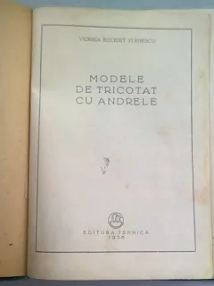 MODELE DE TRICOTAT CU ANDRELELE - VIORICA BOCIORT STANESCU