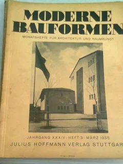 MODERN BAUFORMEN NR.3/1935  (REVISTA LUNARA DE ARHITECTURA, IN LIMBA GERMANA)