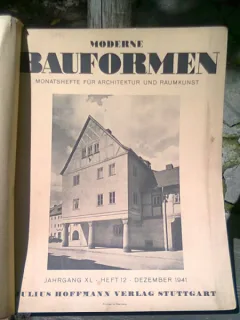 MODERN BAUFORMEN (REVISTA LUNARA DE ARHITECTURA, IN LIMBA GERMANA)  4 NUMERE