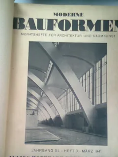 MODERN BAUFORMEN (REVISTA LUNARA DE ARHITECTURA, IN LIMBA GERMANA) 5 NUMERE
