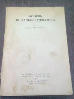 MODERN RUMANIAN LITERATURE - BASIL MUNTEANO  (EDITIE IN LIMBA ENGLEZA)