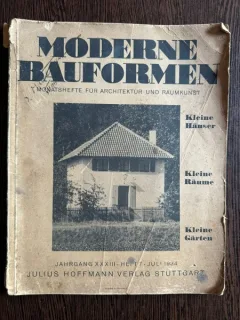MODERNE BAUFORMEN NR.7/1934 - REVISTA DE ARHITECTURA