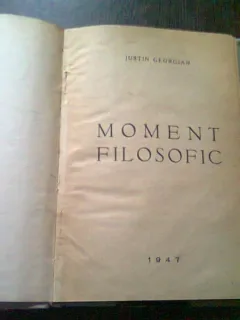 MOMENT FILOSOFIC - JUSTIN GEORGIAN