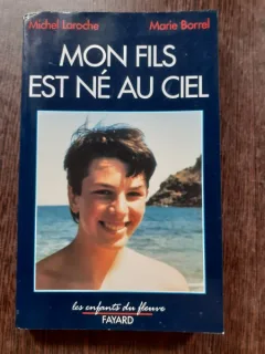 MON FILS EST NE AU CIEL - MICHEL LAROCHE  (CARTE IN LIMBA FRANCEZA)