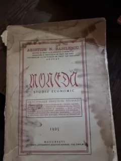 MONEDA STUDIU ECONOMIC - ARISTIDE N. BASILESCU