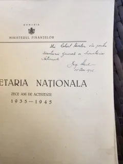 Monetaria Nationala, zece ani de activitate 1935-1945
