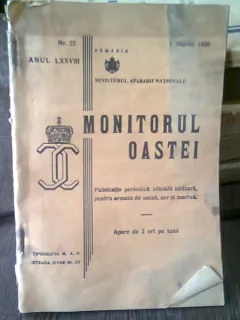 MONITORUL OASTEI NR.23/1930