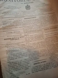 Monitorul Oficial al Romaniei - Nr. 42 - Februarie Martie - 1880