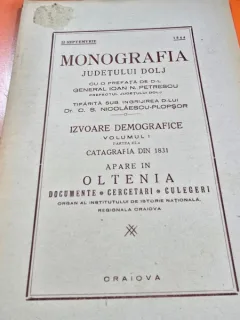 Monografia judetului Dolj. Volumul I, partea III, Izvoare Folklorice, Balade