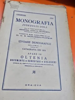 Monografia judetului Dolj. Volumul III partea III, Catagrafia din 1831