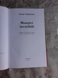 MONSTRI INVIZIBILI - CHUCK PALAHNIUK
