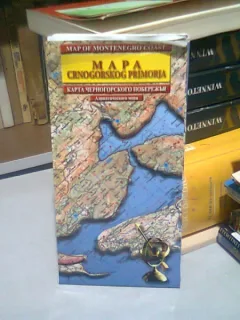 MONTENEGRO COAST - HARTA TURISTICA