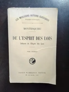 Montesquieu - De L'Espirit des Lois