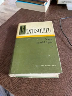 Montesquieu - Despre spiritul legilor (volumul 3, fara supracoperta)