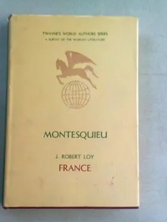 MONTESQUIEU. FRANCE - J. ROBERT LOY  (CARTE IN LIMBA ENGLEZA)