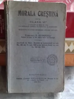 MORALA CRESTINA - D. GEORGESCU  MANUAL PENTRU CALASA A VI-A