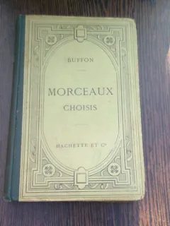 MORCEAUX CHOISIS - BUFFON  (CARTE IN LIMBA FRANCEZA)