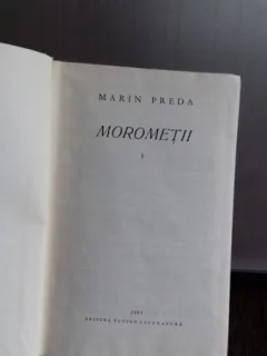 MOROMETII - MARIN PREDA    VOL.1