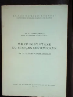 MORPHOSYNTAXE DU FRANCAIS CONTEMPORAIN