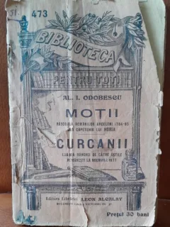 Motii si Curcanii-Al. Odobescu-Rascoala romanilor Ardeal 1784-85 sub Horia