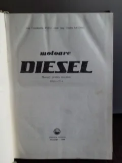 MOTOARE DIESEL , MANUAL PENTRU MECANICI - CONSTANTIN TUZU