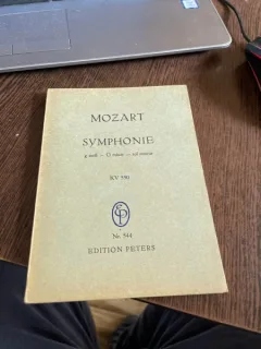 Mozart Symphonie g moll G minor sol mineur KV 550